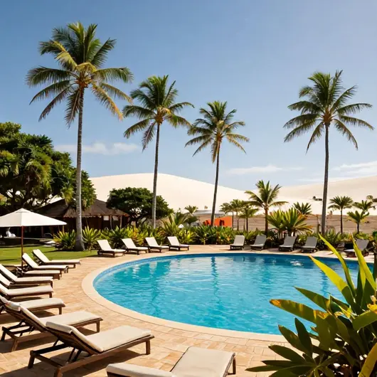 Gran Lençóis Resort 1 quarto e sala vista piscina: Seu Refúgio no Paraíso