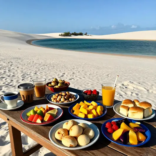 Os 13 melhores cafés da manhã a experimentar nos Lençóis Maranhenses