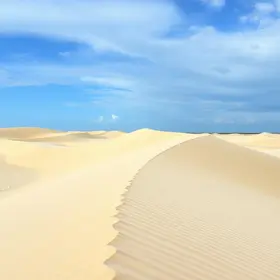 base mais próxima dos Lençóis Maranhenses