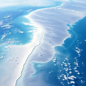 Nasa mostra Lençóis Maranhenses em imagem feita do espaço