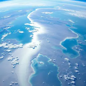 NASA publica imagem dos Lençóis Maranhenses vista do espaço Lençóis Maranhenses