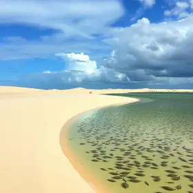 lagoas nos Lençóis Maranhenses