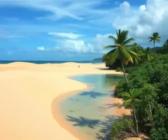 maior campo de dunas da América do Sul