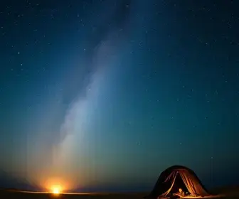 chuva de meteoros nos Lençóis Maranhenses