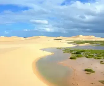 Lagoas nos Lençóis Maranhenses